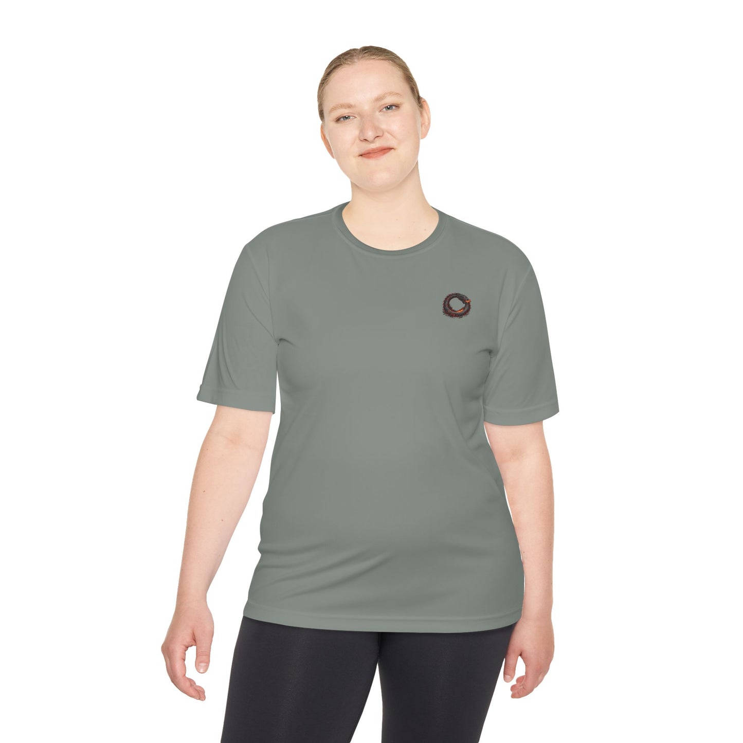 Dragon Duel Moisture-Wicking Tee — Fire vs Ice Fantasy Graphic