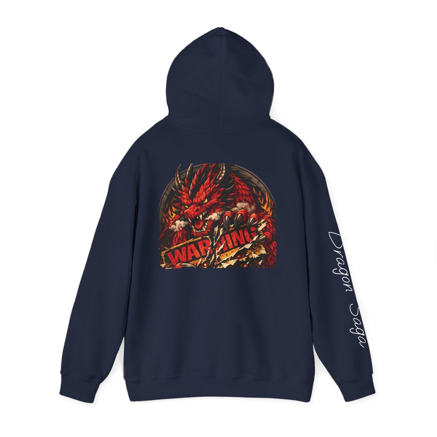Dragon Saga Heavyweight Hoodie — Big & Tall Streetwear (Gildan 18500 | Up to 5XL