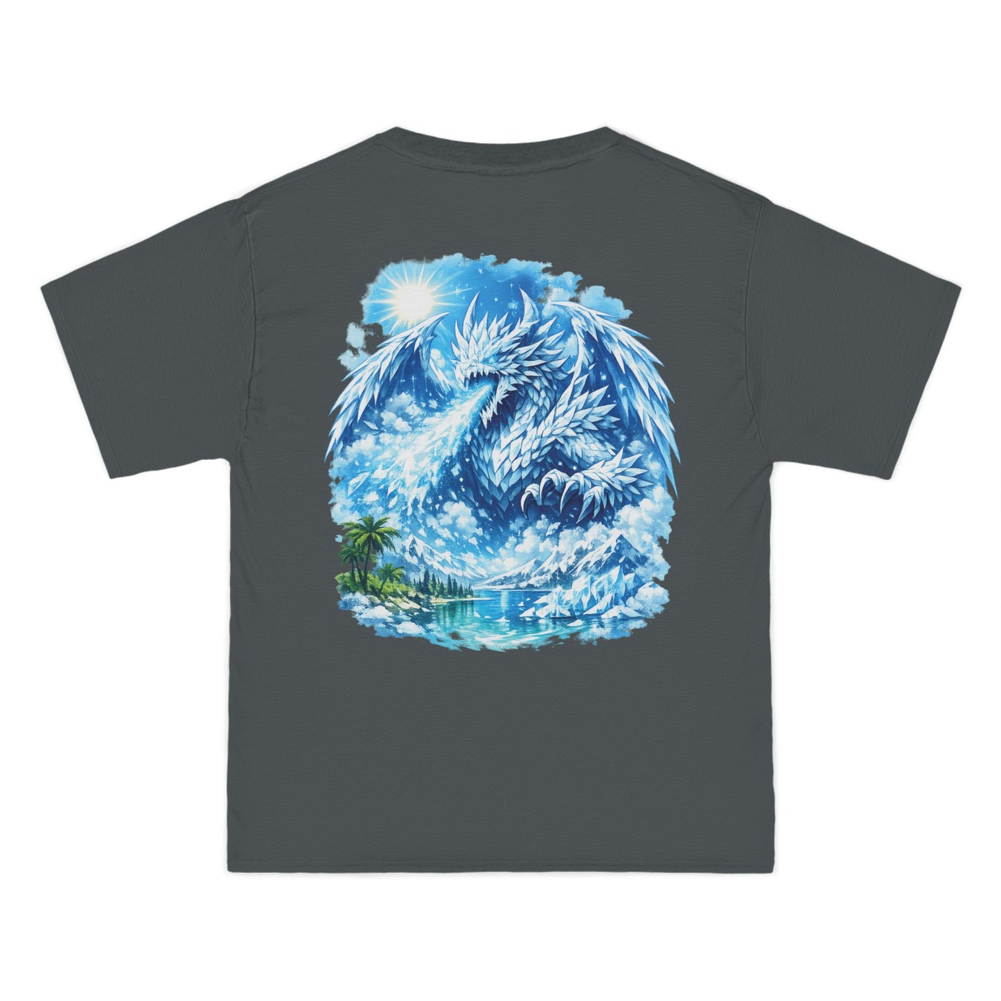 T-Shirt — Surreal Blue Cloud Dragon Graphic Tee