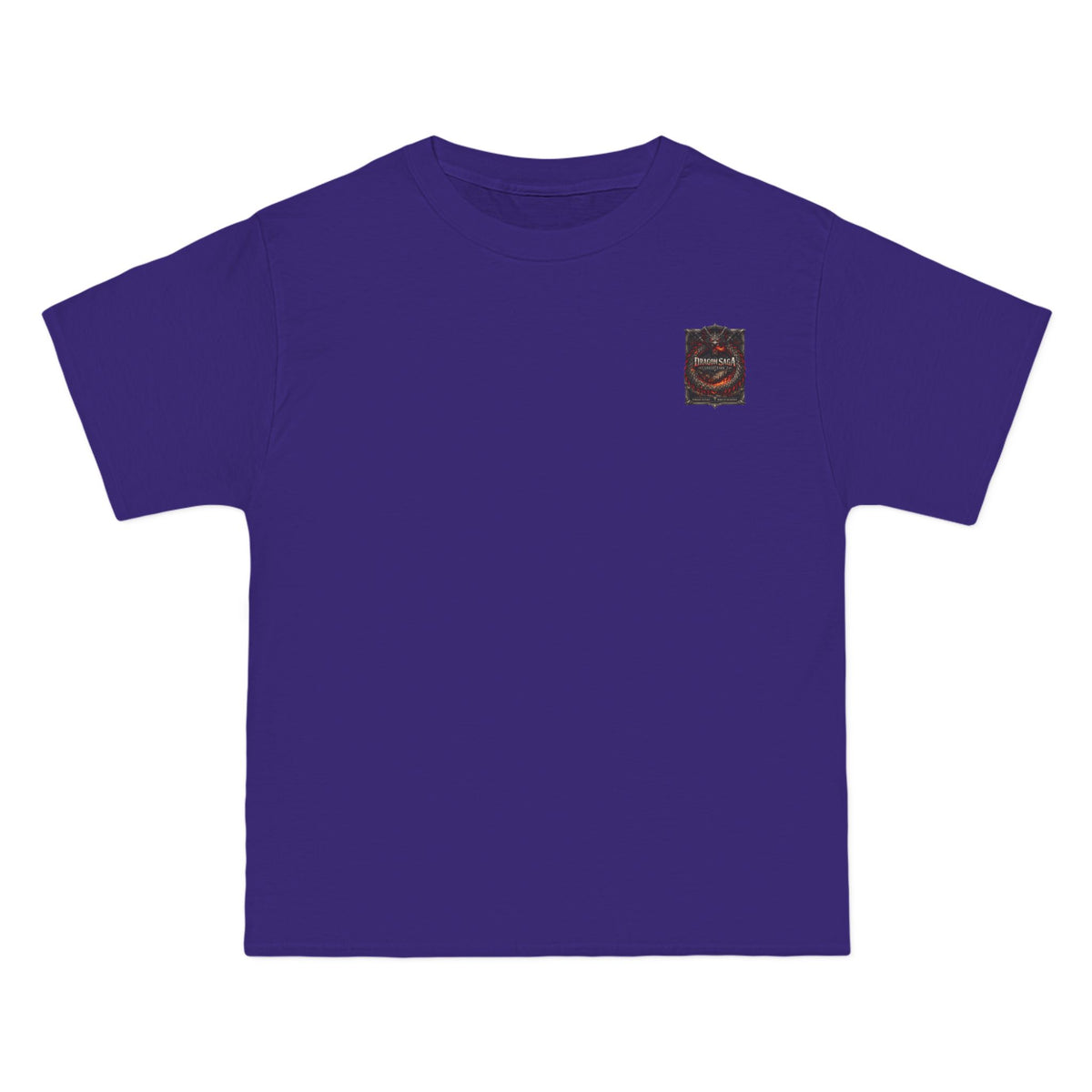 Dragon Split Face T-Shirt — Fiery & Icy Dragon Graphic Tee