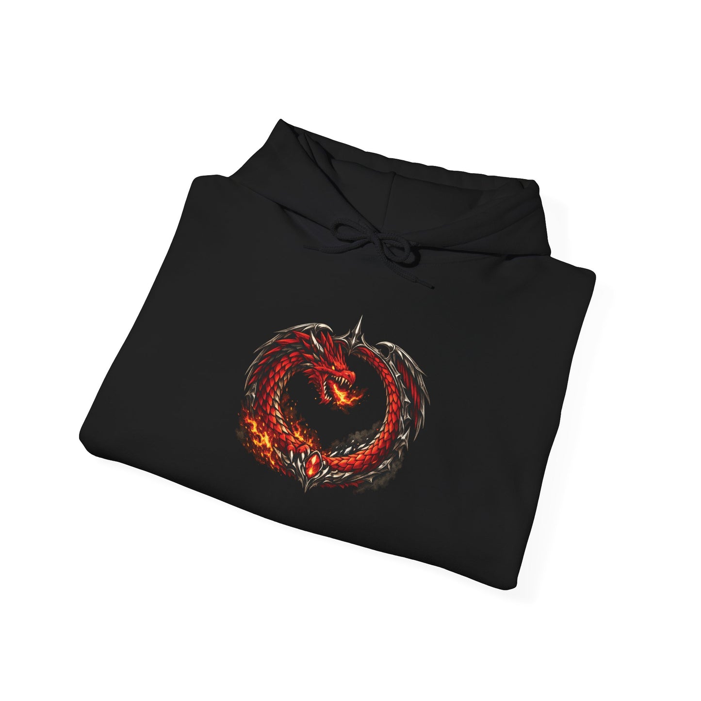 Dragon Saga Heavyweight Hoodie — Big & Tall Streetwear (Gildan 18500 | Up to 5XL