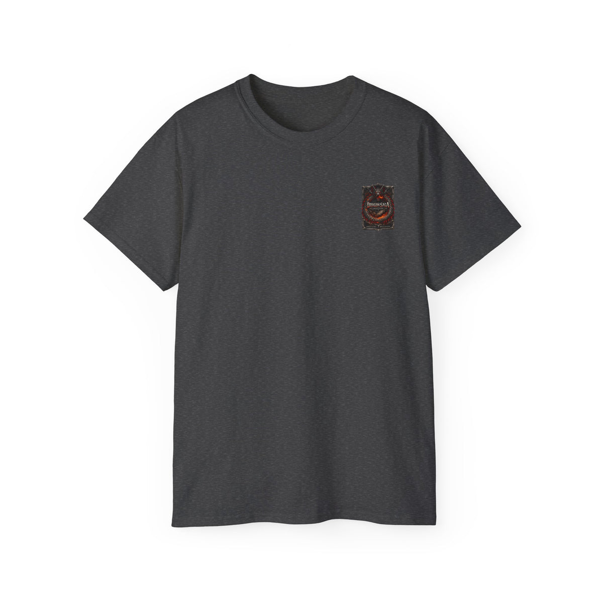 ** Dragon Saga King Tee — Obsidian Throne Edition (BY189 Acid Wash Oversized) **