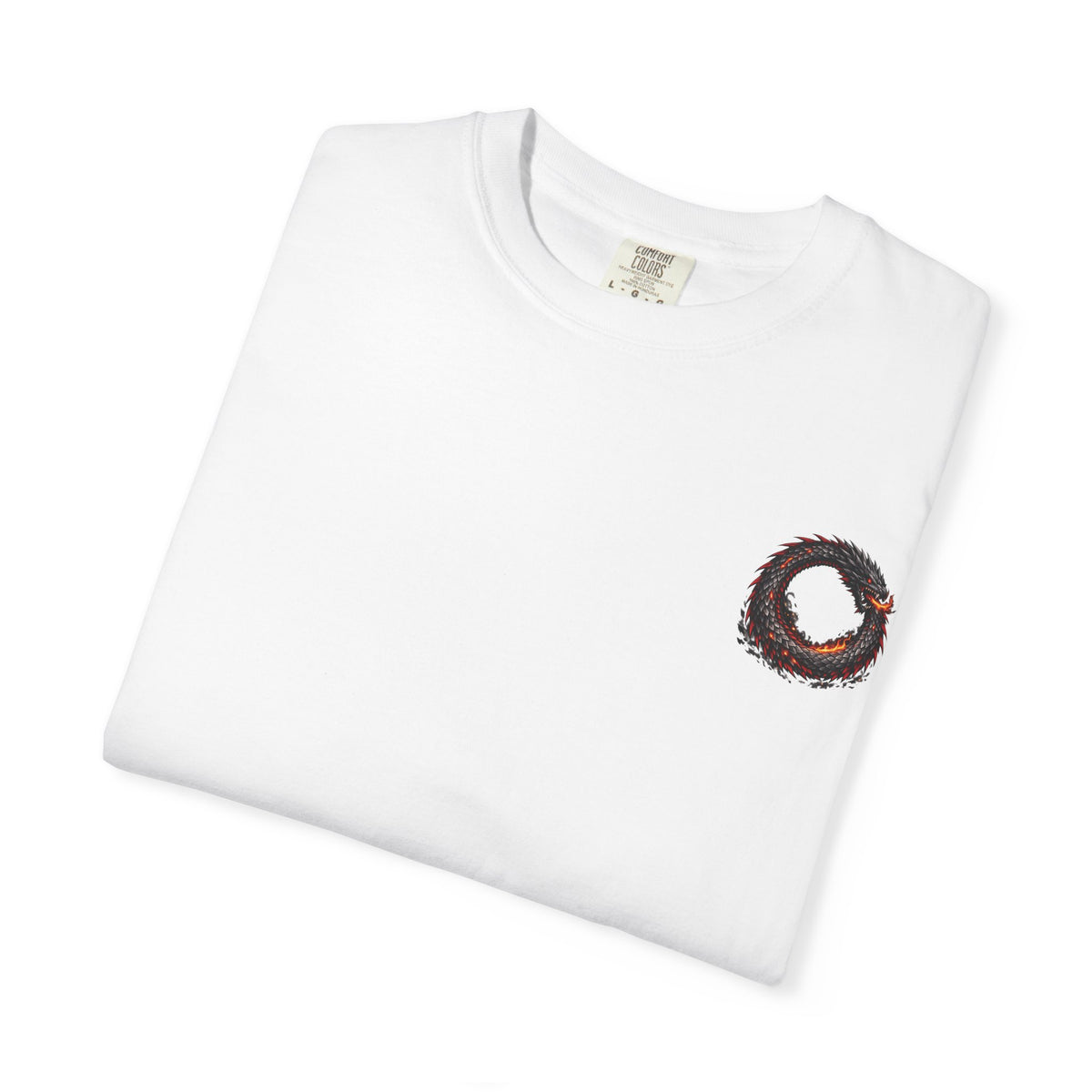 Dragon Ouroboros T-Shirt — Fiery Red Serpent Graphic Tee