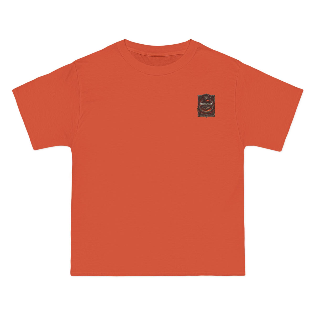 Dragon Split Face T-Shirt — Fiery & Icy Dragon Graphic Tee
