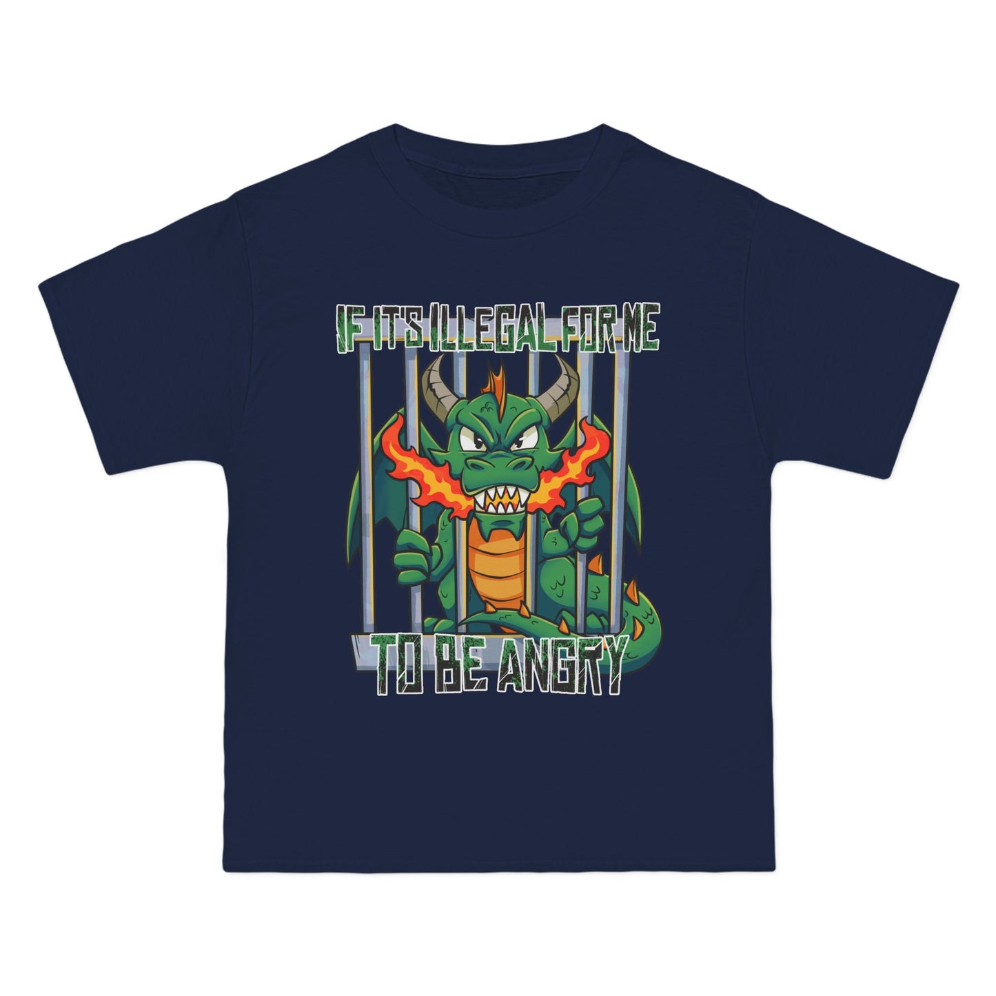 Dragon Saga Oversized Tee – Big & Tall Streetwear (Up to 6XL)