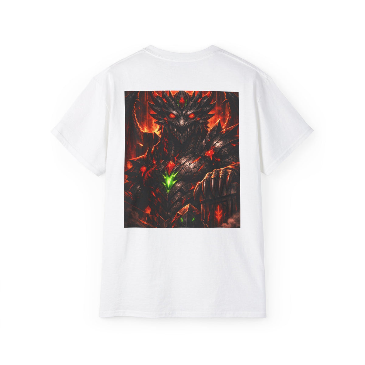 ** Dragon Saga King Tee — Obsidian Throne Edition (BY189 Acid Wash Oversized) **