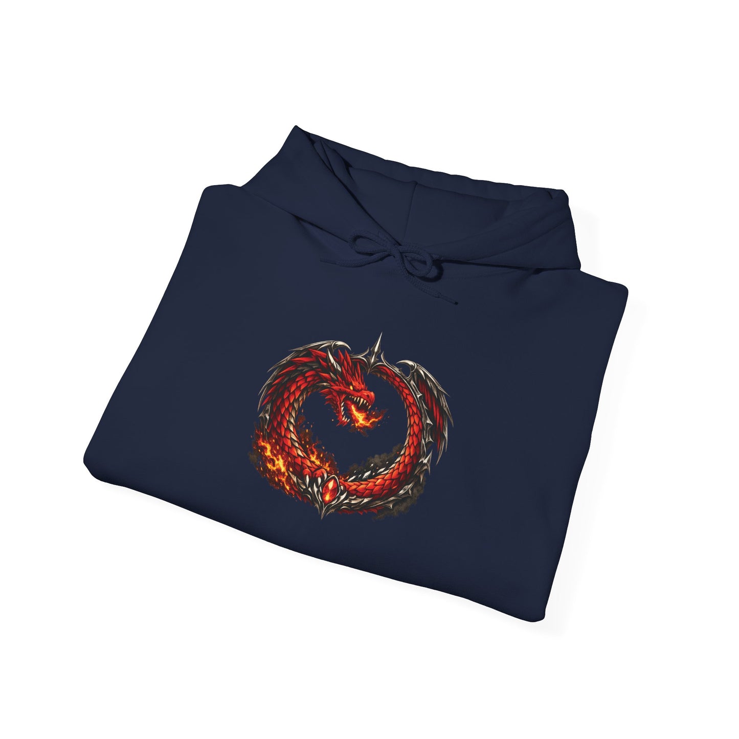 Dragon Saga Heavyweight Hoodie — Big & Tall Streetwear (Gildan 18500 | Up to 5XL
