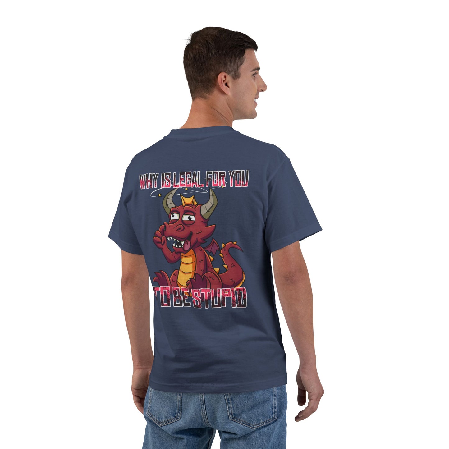 Dragon Saga Oversized Tee – Big & Tall Streetwear (Up to 6XL)