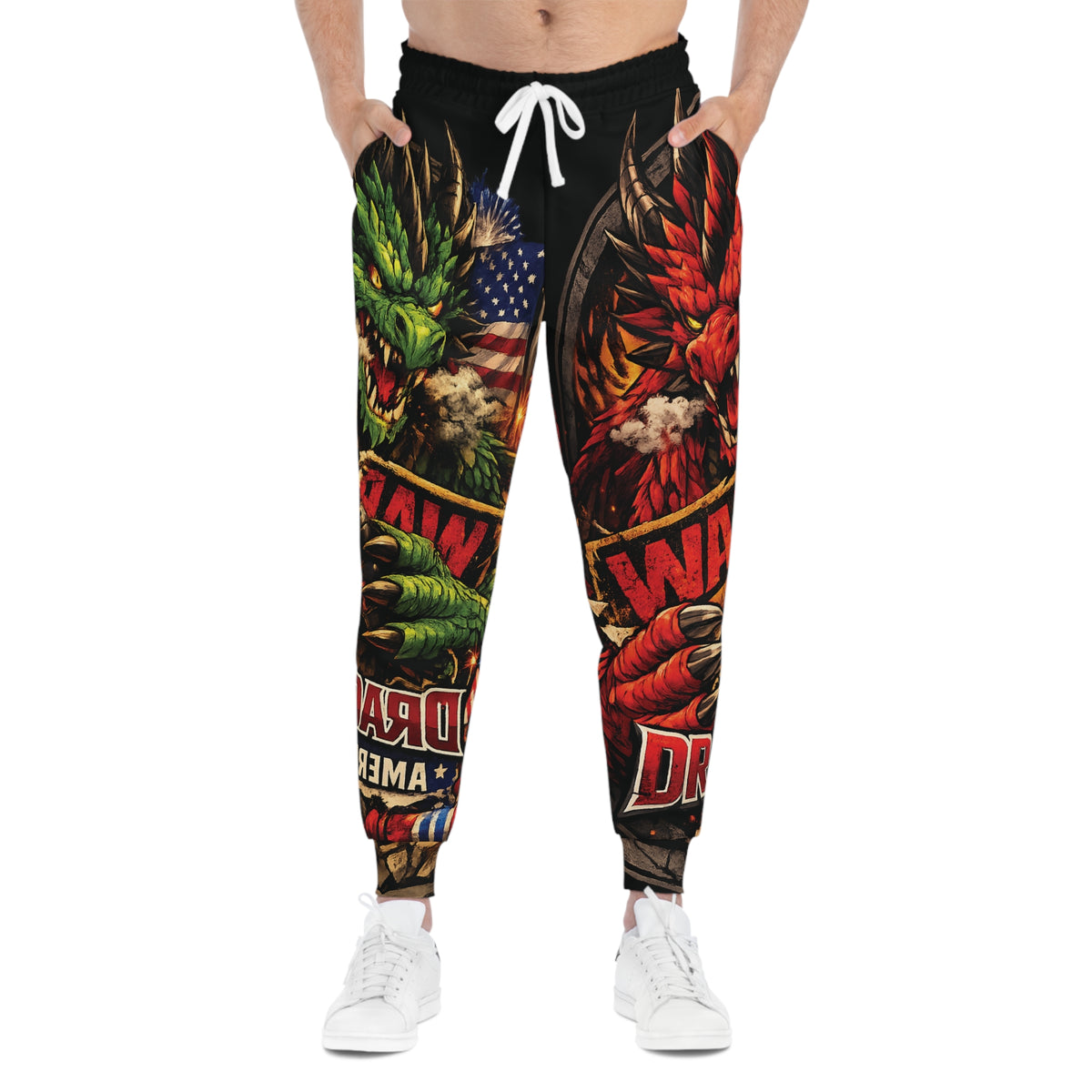 Dragon Flag Joggers — Patriotic 4th of July Athletic Pants