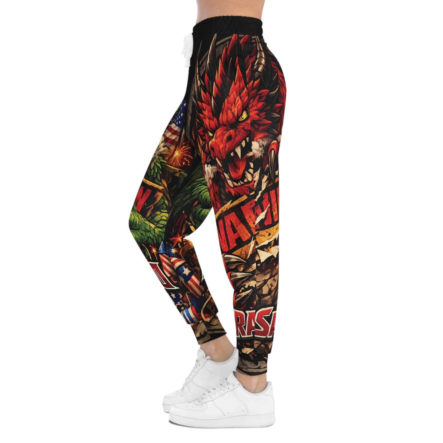 Dragon Flag Joggers — Patriotic 4th of July Athletic Pants