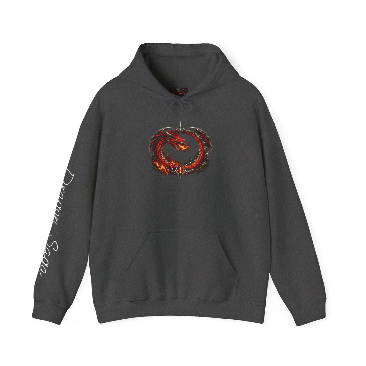 Dragon Saga Heavyweight Hoodie — Big & Tall Streetwear (Gildan 18500 | Up to 5XL