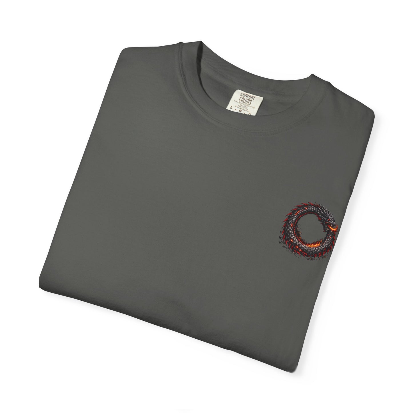Dragon Ouroboros T-Shirt — Fiery Red Serpent Graphic Tee
