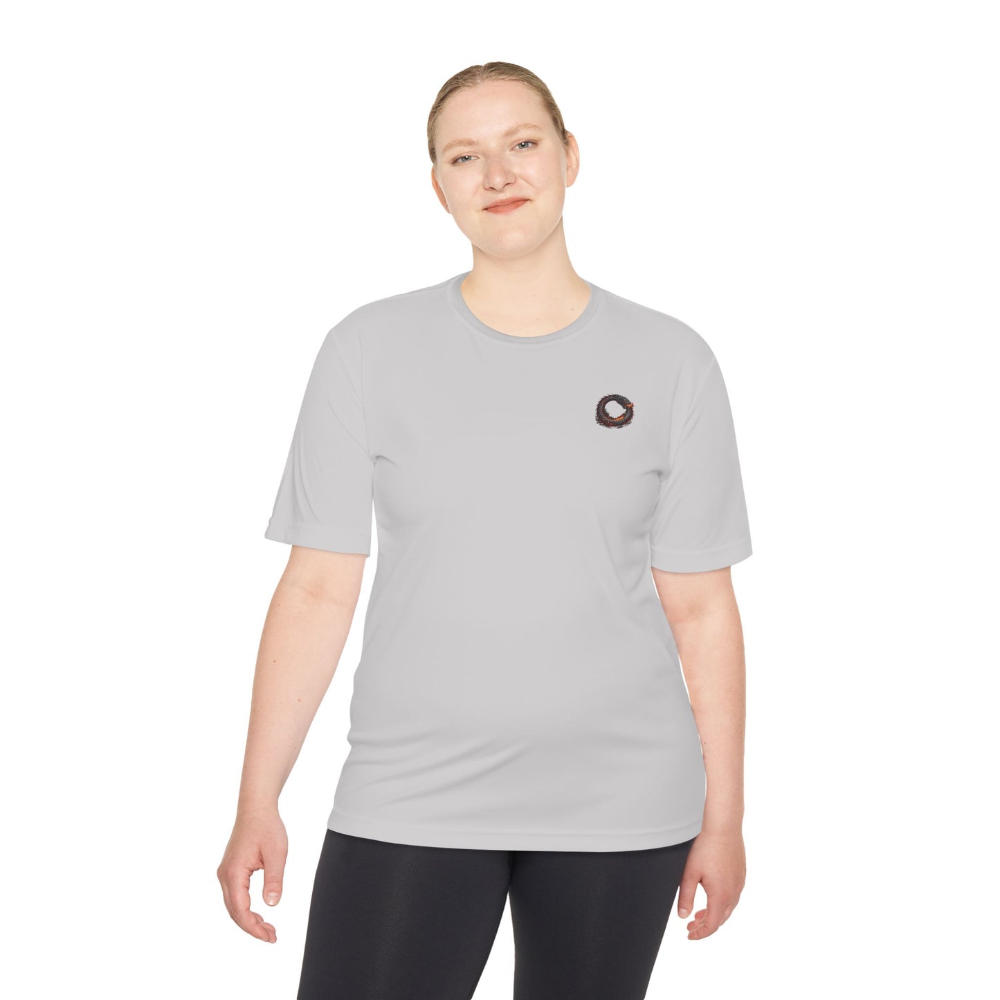 Dragon Duel Moisture-Wicking Tee — Fire vs Ice Fantasy Graphic