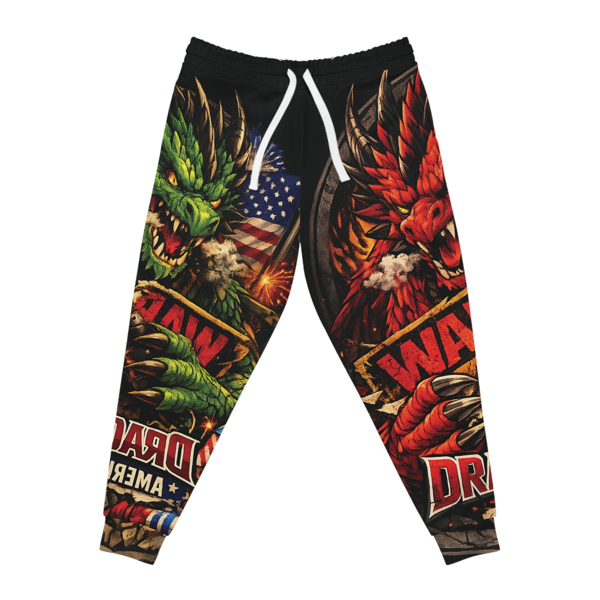 Dragon Flag Joggers — Patriotic 4th of July Athletic Pants