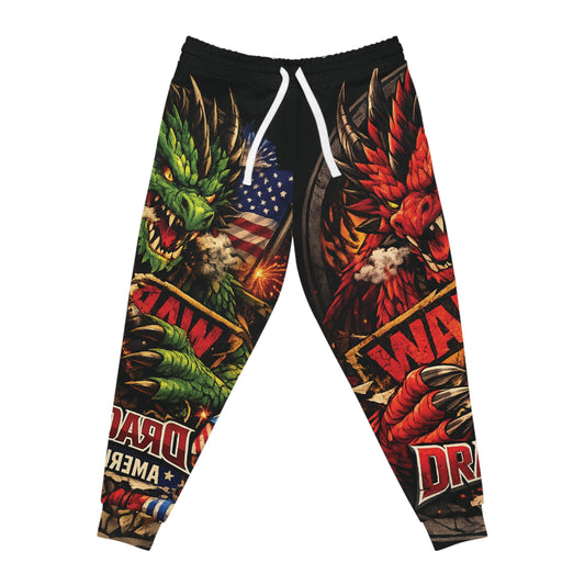 Dragon Flag Joggers — Patriotic 4th of July Athletic Pants