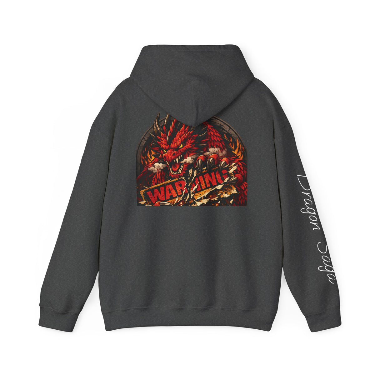 Dragon Saga Heavyweight Hoodie — Big & Tall Streetwear (Gildan 18500 | Up to 5XL
