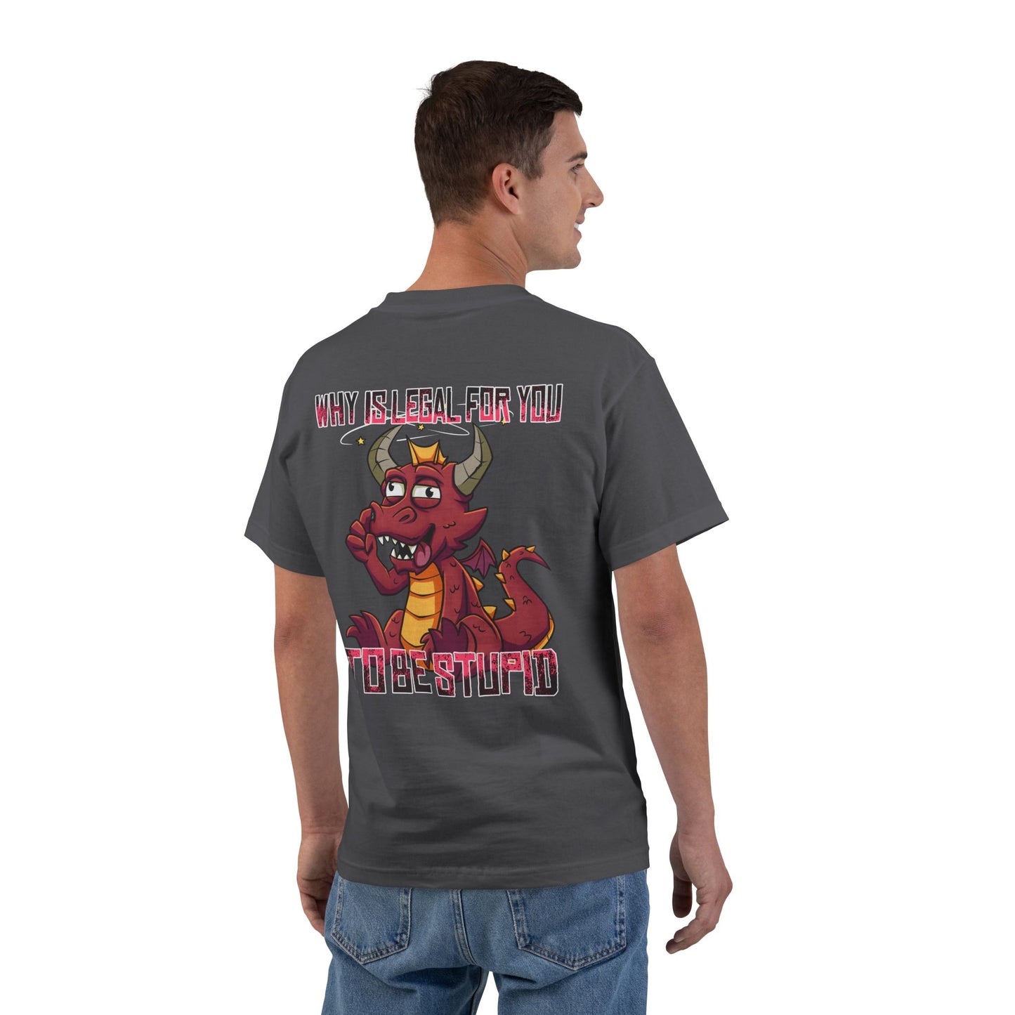 Dragon Saga Oversized Tee – Big & Tall Streetwear (Up to 6XL)