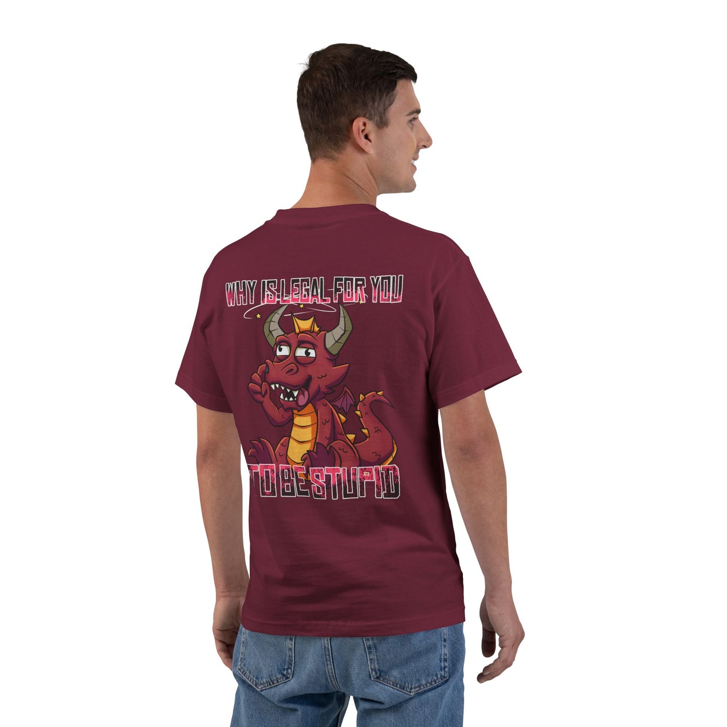 Dragon Saga Oversized Tee – Big & Tall Streetwear (Up to 6XL)