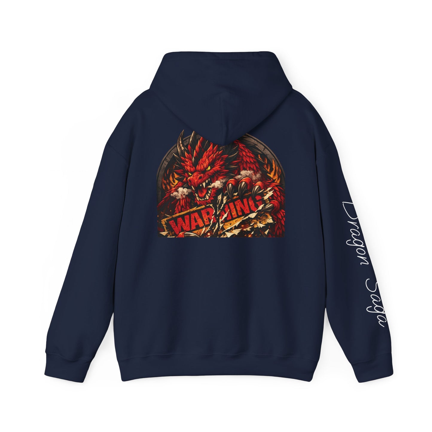 Dragon Saga Heavyweight Hoodie — Big & Tall Streetwear (Gildan 18500 | Up to 5XL