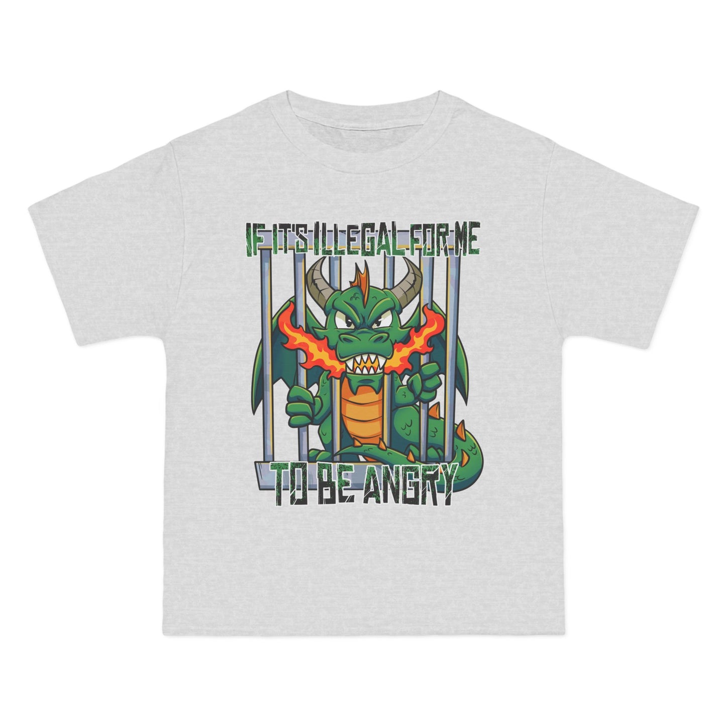 Dragon Saga Oversized Tee – Big & Tall Streetwear (Up to 6XL)