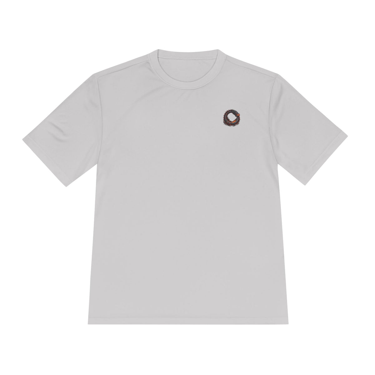 Dragon Duel Moisture-Wicking Tee — Fire vs Ice Fantasy Graphic