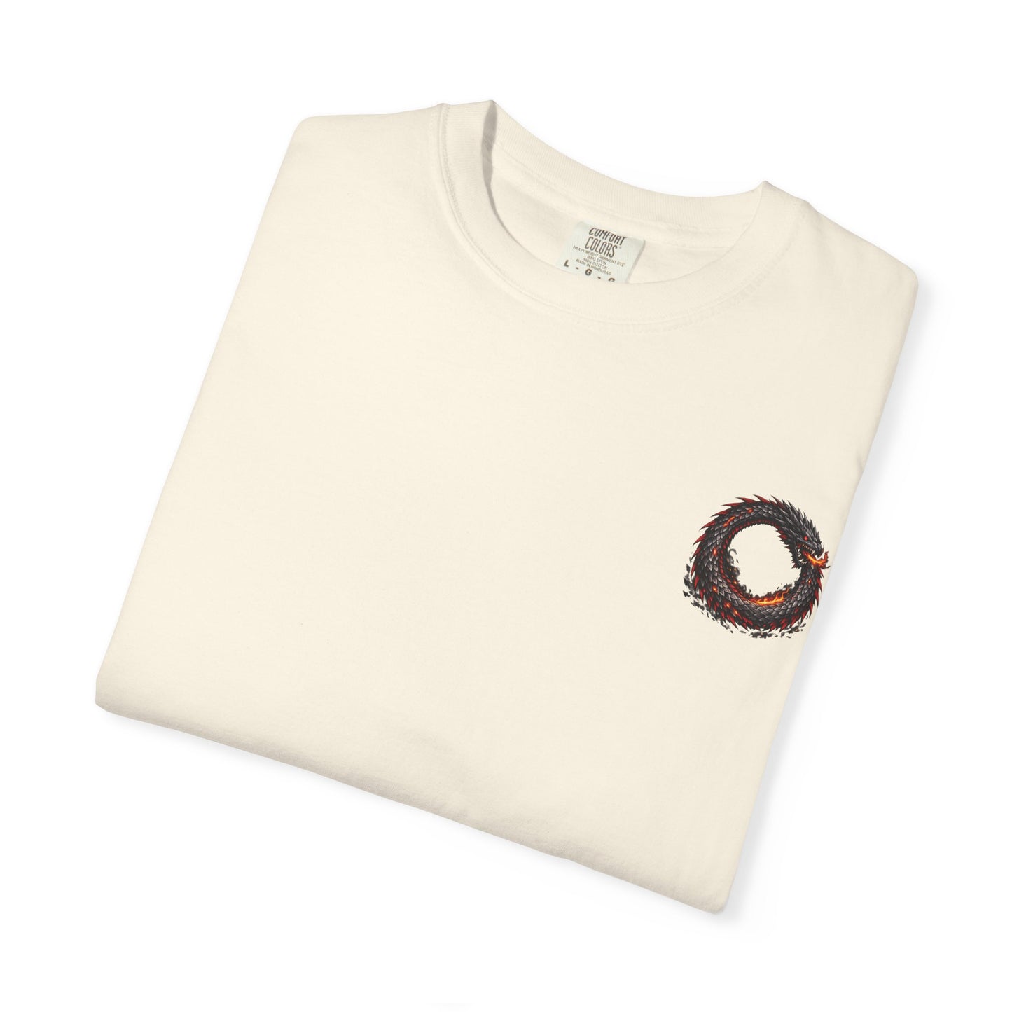 Dragon Ouroboros T-Shirt — Fiery Red Serpent Graphic Tee