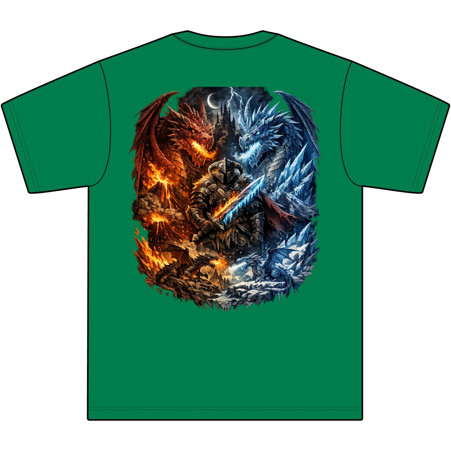 Dragon Saga Heavyweight Street Tee — Big & Tall (Up to 7XL)