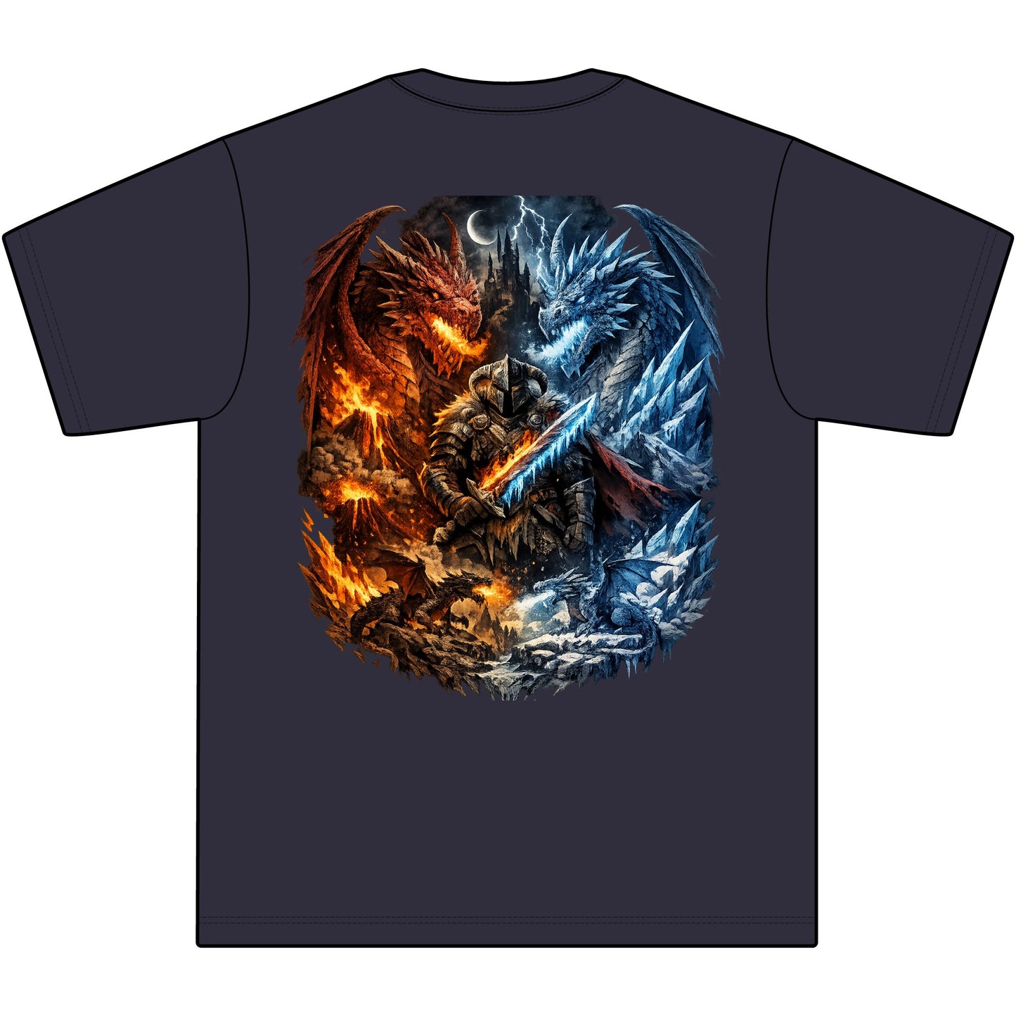 Dragon Saga Heavyweight Street Tee — Big & Tall (Up to 7XL)