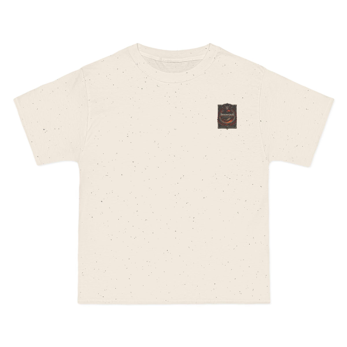 Dragon Split Face T-Shirt — Fiery & Icy Dragon Graphic Tee