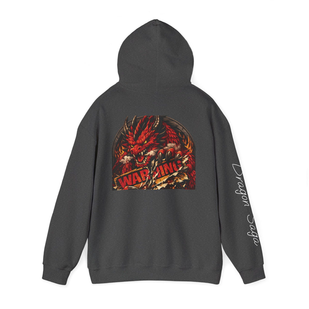 Dragon Saga Heavyweight Hoodie — Big & Tall Streetwear (Gildan 18500 | Up to 5XL