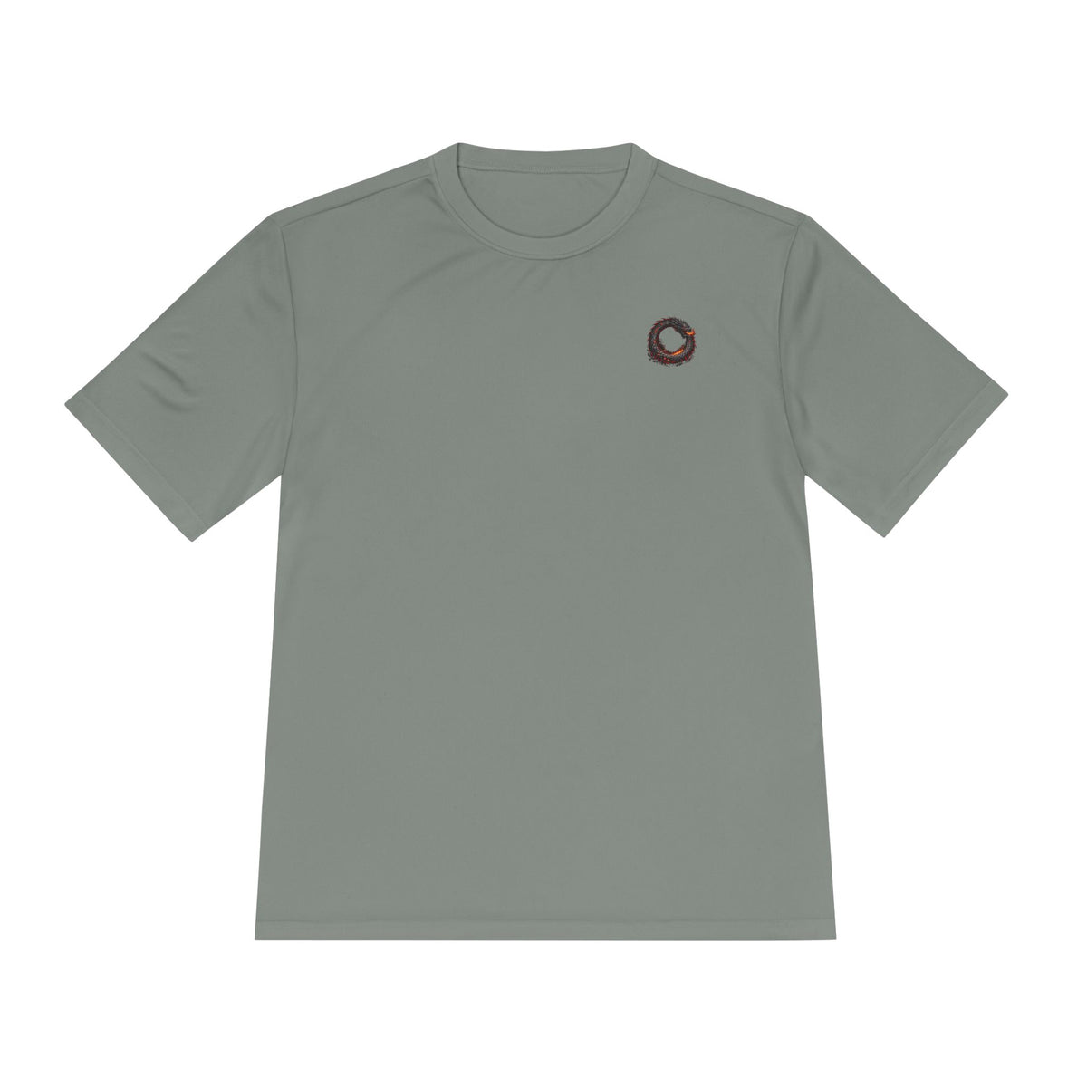 Dragon Duel Moisture-Wicking Tee — Fire vs Ice Fantasy Graphic