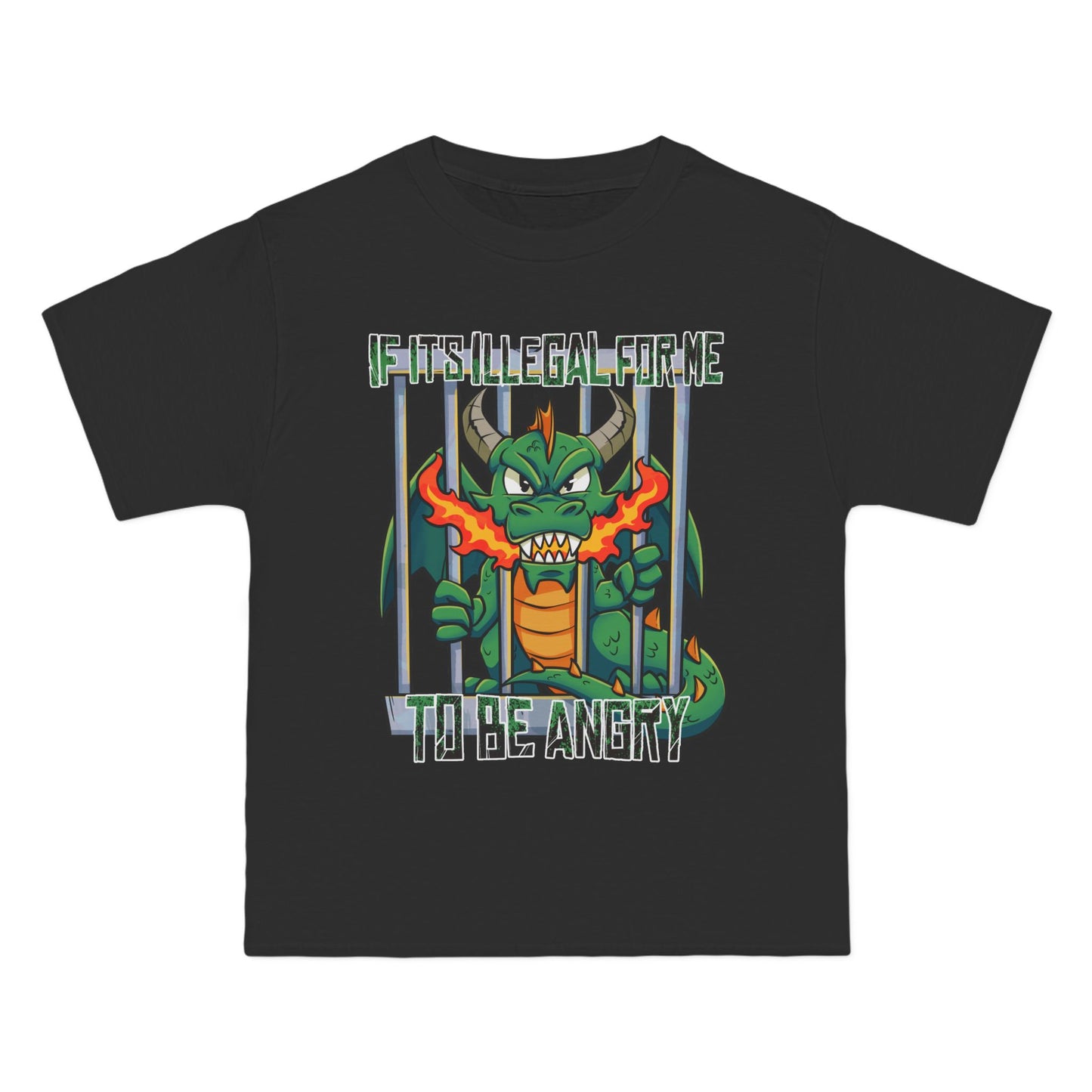 Dragon Saga Oversized Tee – Big & Tall Streetwear (Up to 6XL)
