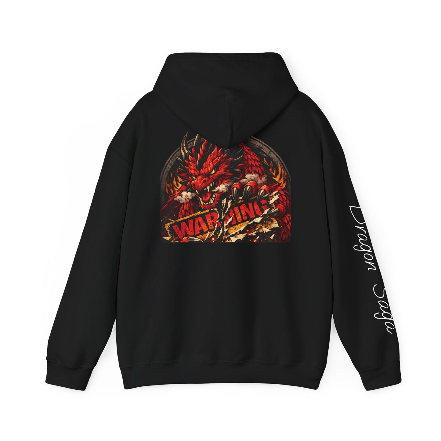 Dragon Saga Heavyweight Hoodie — Big & Tall Streetwear (Gildan 18500 | Up to 5XL