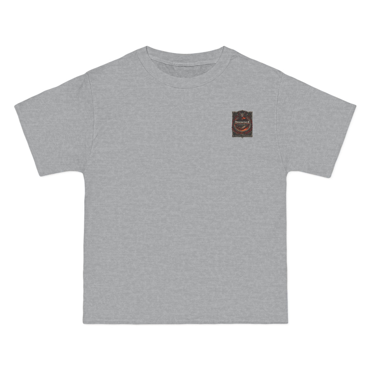 Dragon Split Face T-Shirt — Fiery & Icy Dragon Graphic Tee